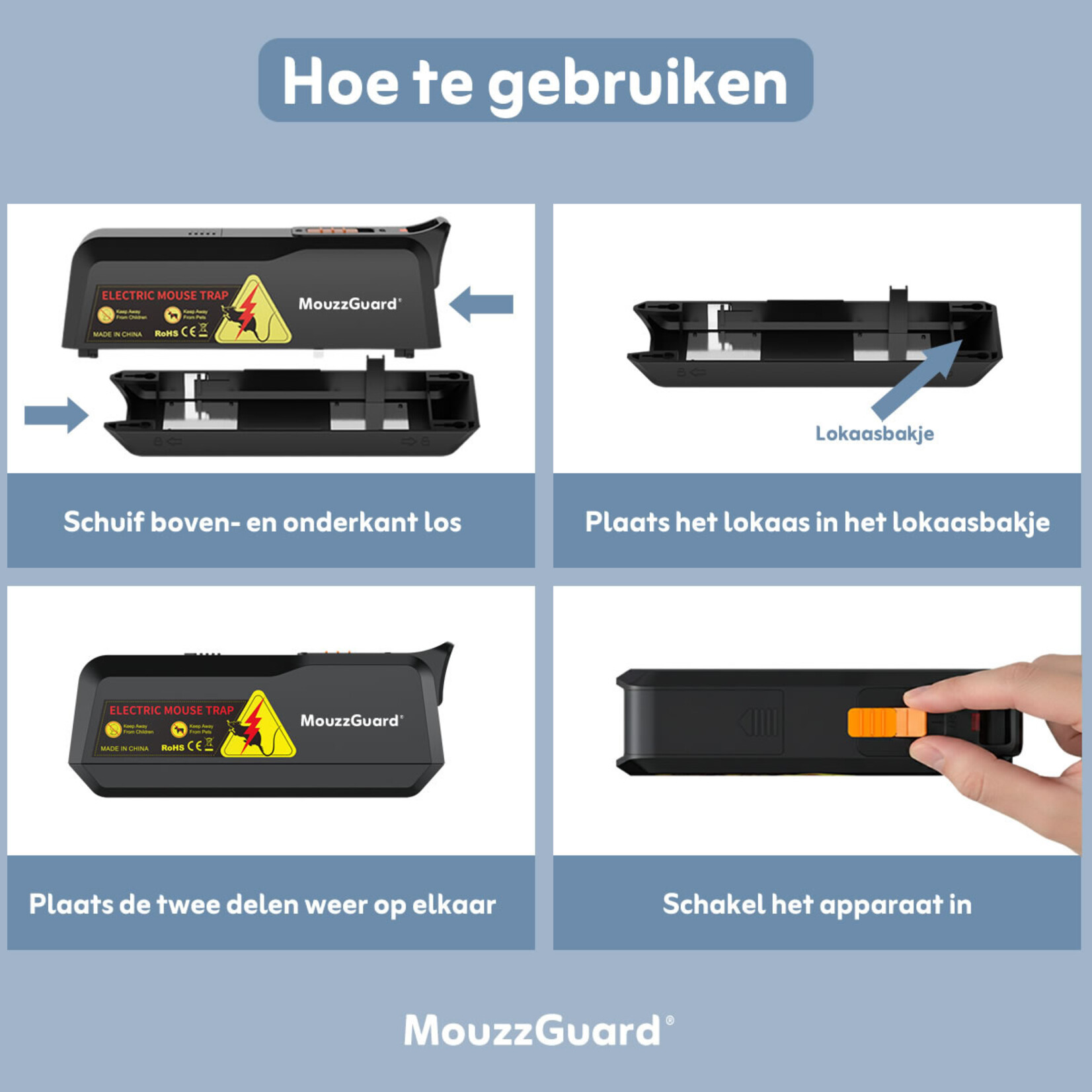 MouzzGuard® elektrische muizenval
