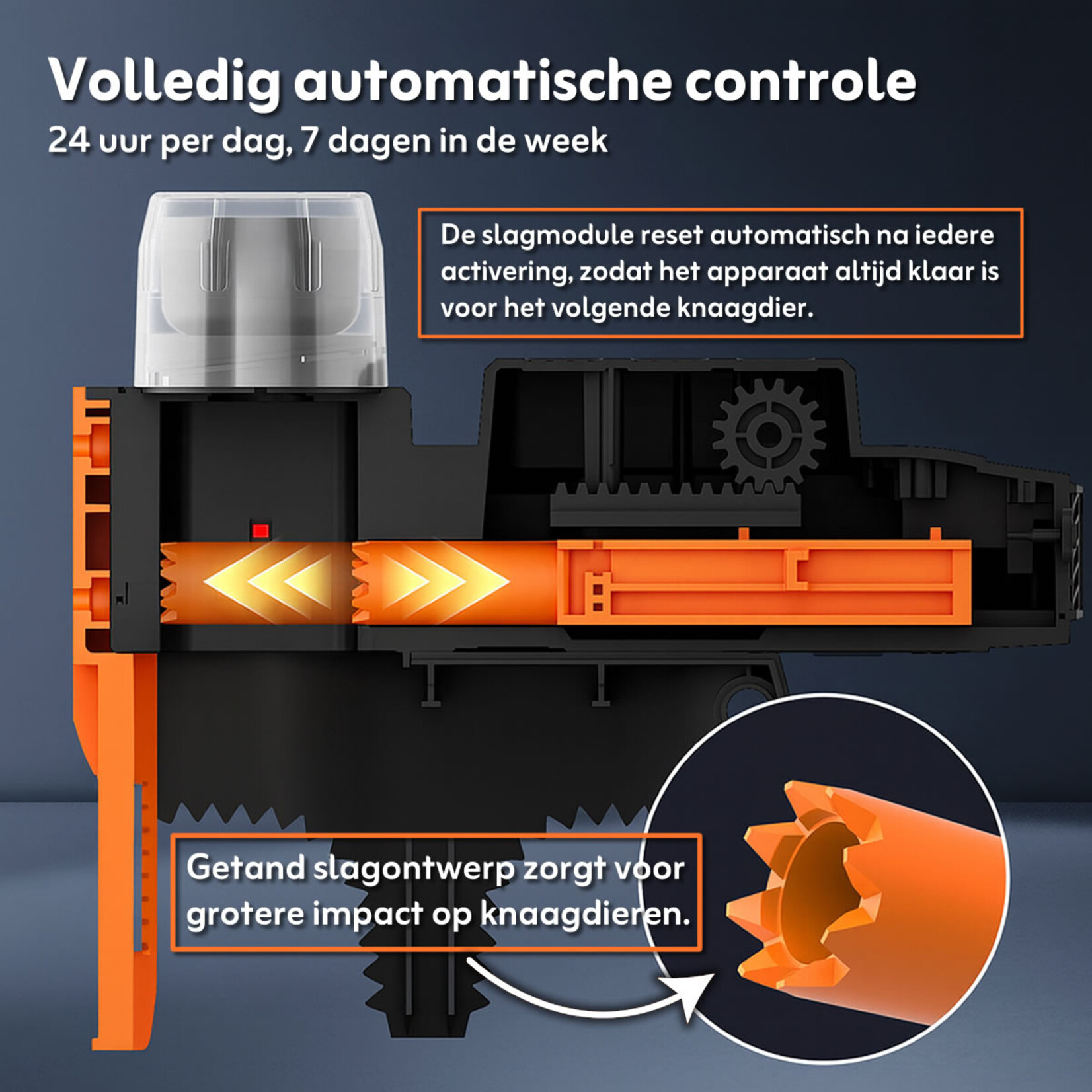 MouzzGuard® Thanos - Automatische Ratten- & Muizenval MK47