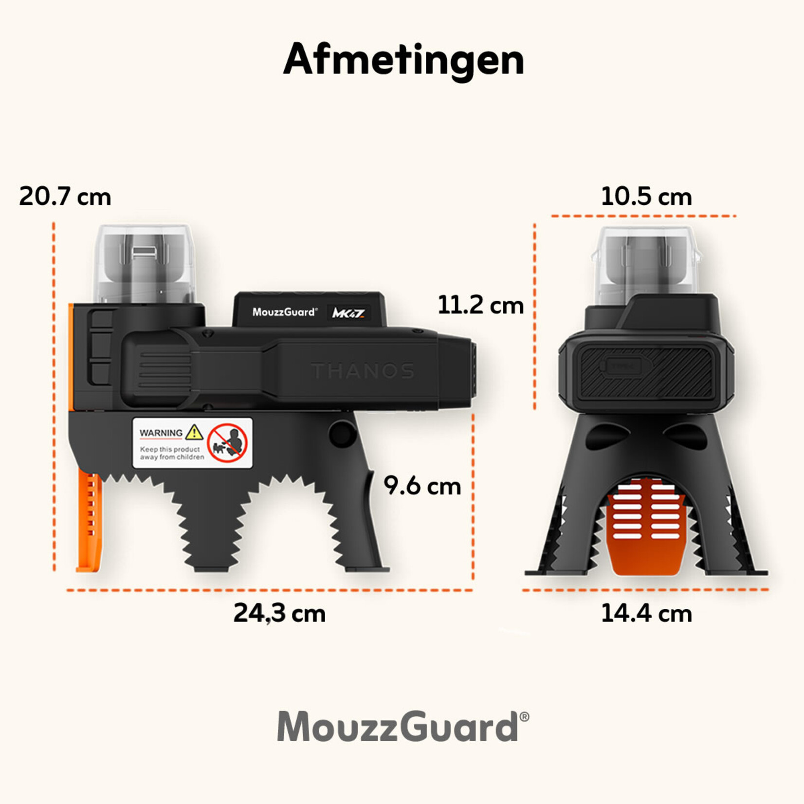 MouzzGuard® Thanos - Automatische Ratten- & Muizenval MK47