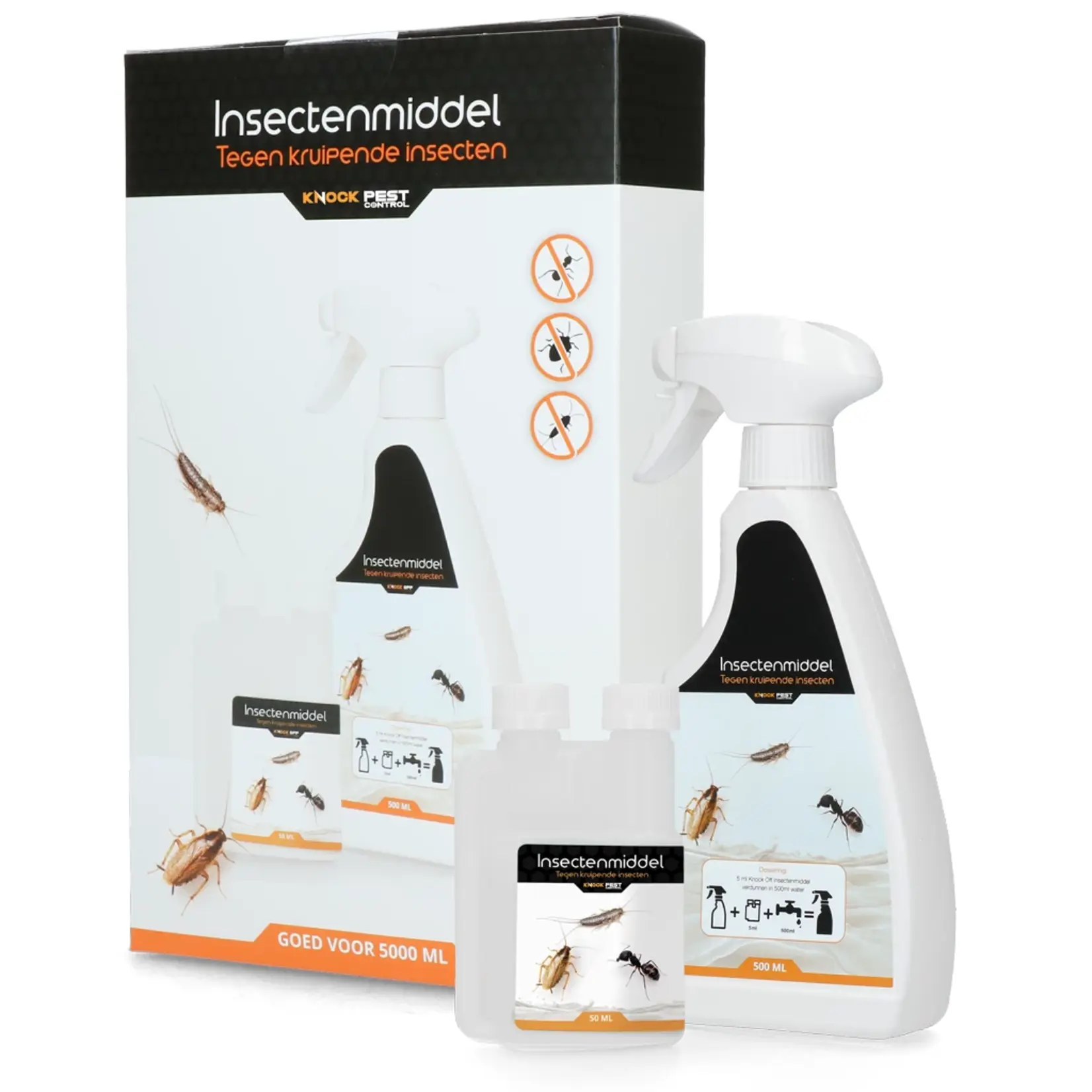 Knock Pest Control insectenmiddel voor 5 liter