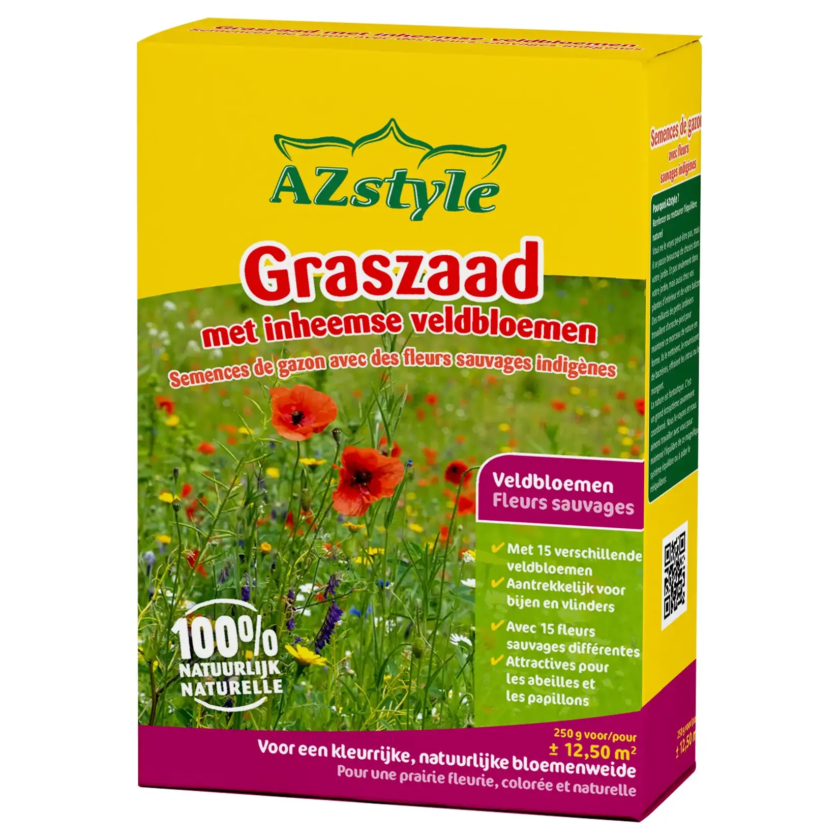 ECOstyle Graszaad met Inheemse veldbloemen 250 gram (ca. 12,5 m²)