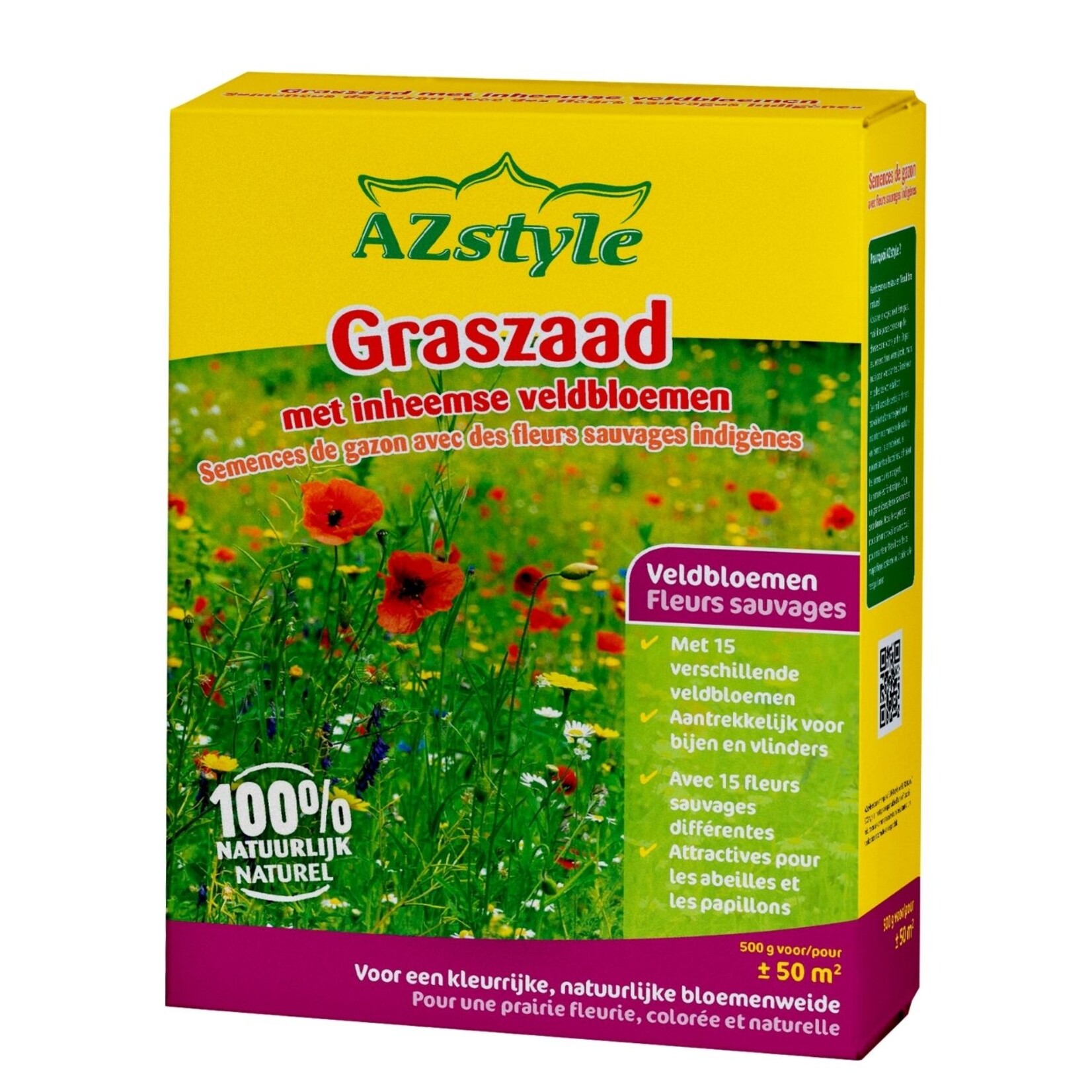 ECOstyle Graszaad met Inheemse veldbloemen 500 gram (ca. 50 m²)