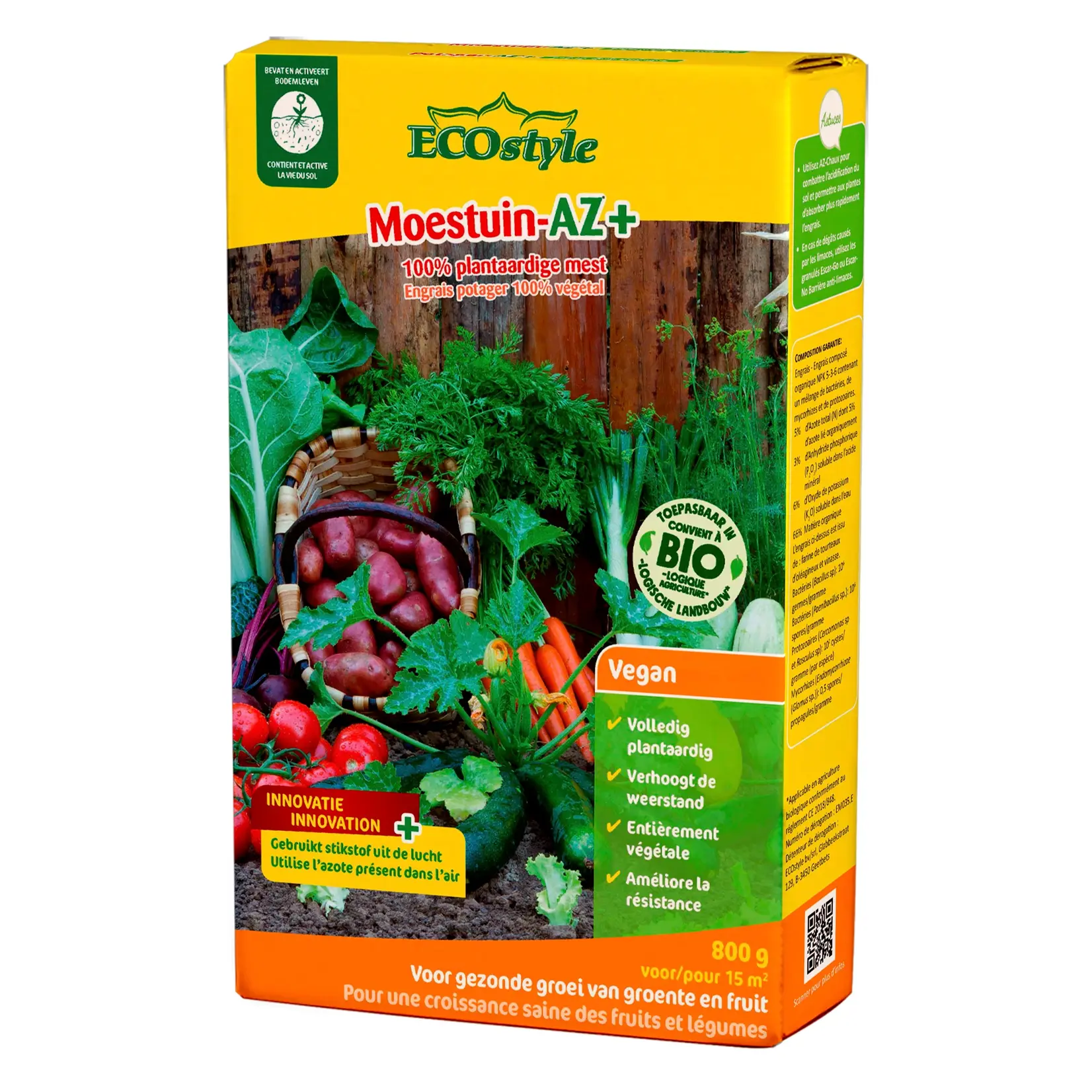 ECOstyle Moestuinmest-AZ  800 gram (15 m²)