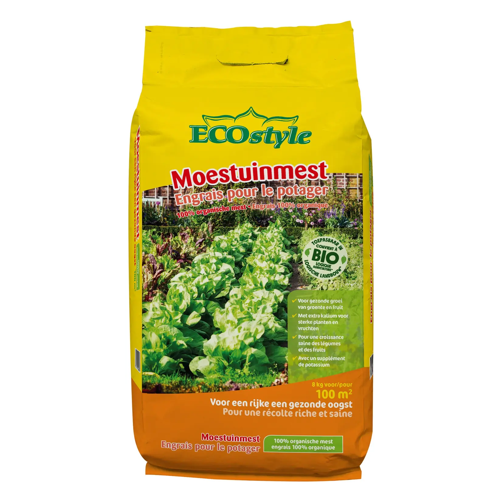 ECOstyle Moestuinmest 8 kg (100 m²)