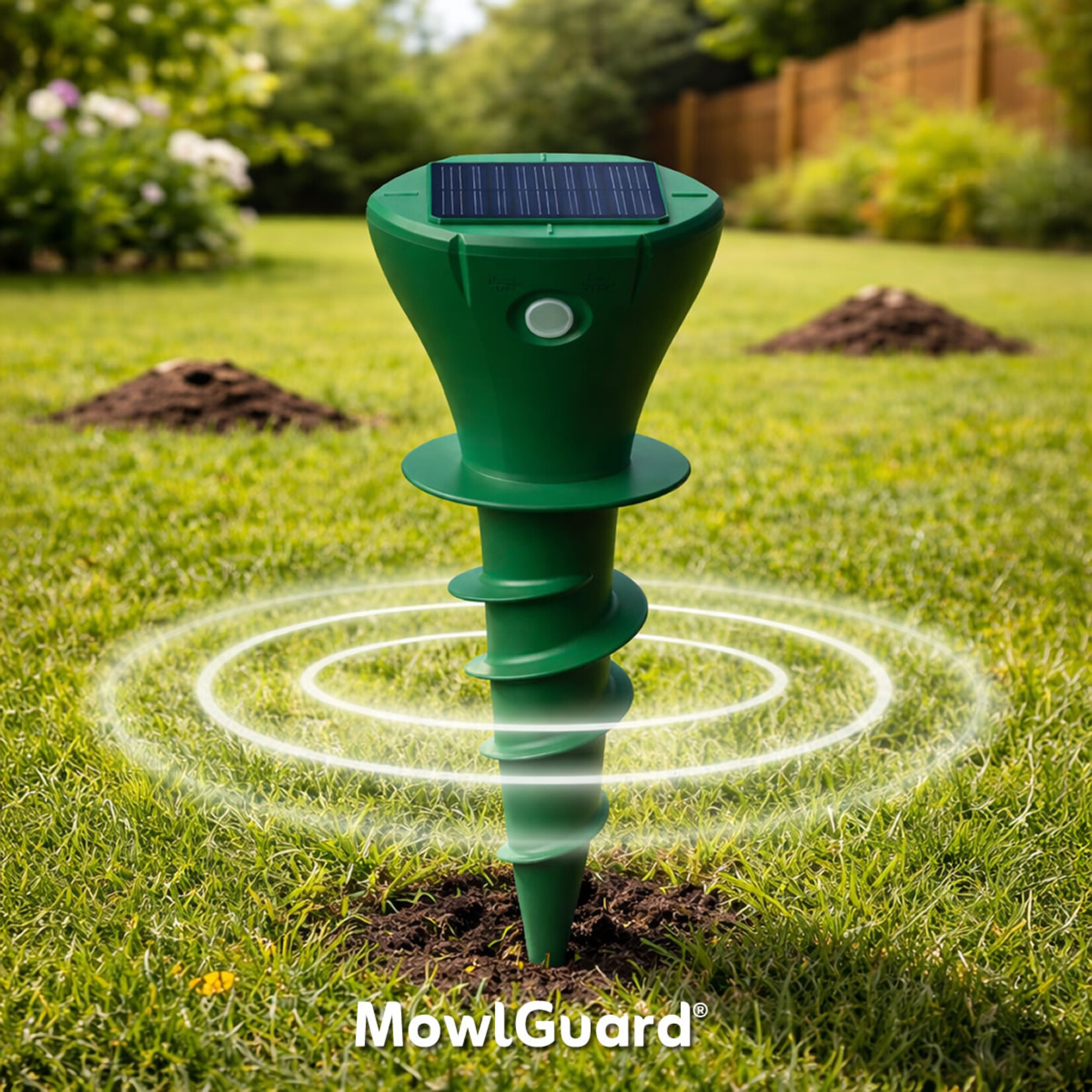 MowlGuard® mollenverjager op zonne-energie (4 stuks)