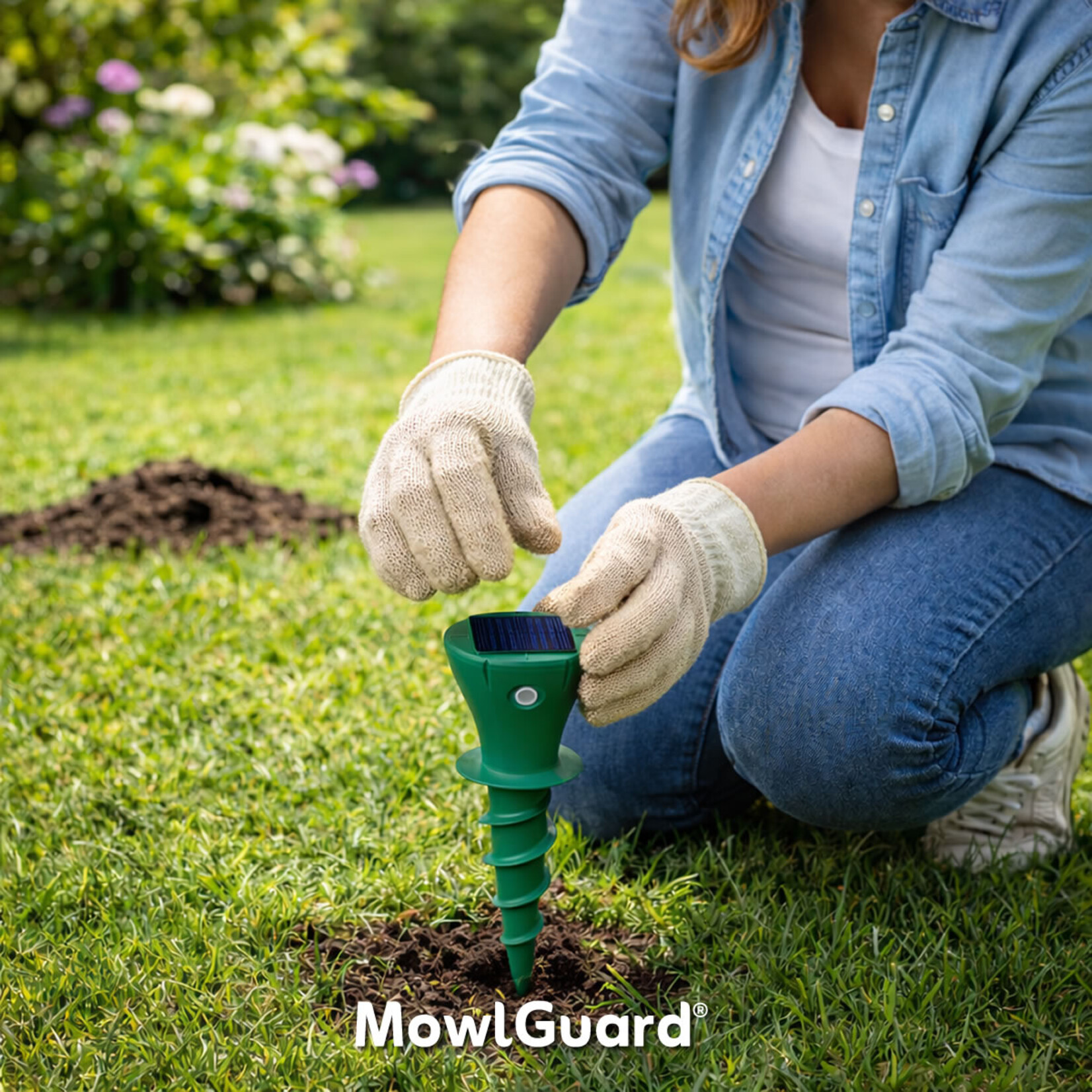 MowlGuard® mollenverjager op zonne-energie (4 stuks)