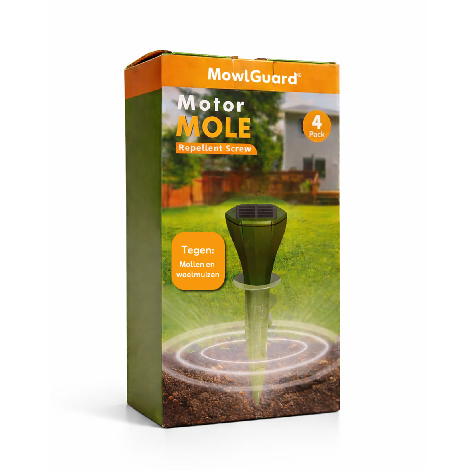 MowlGuard® mollenverjager op zonne-energie (4 stuks)