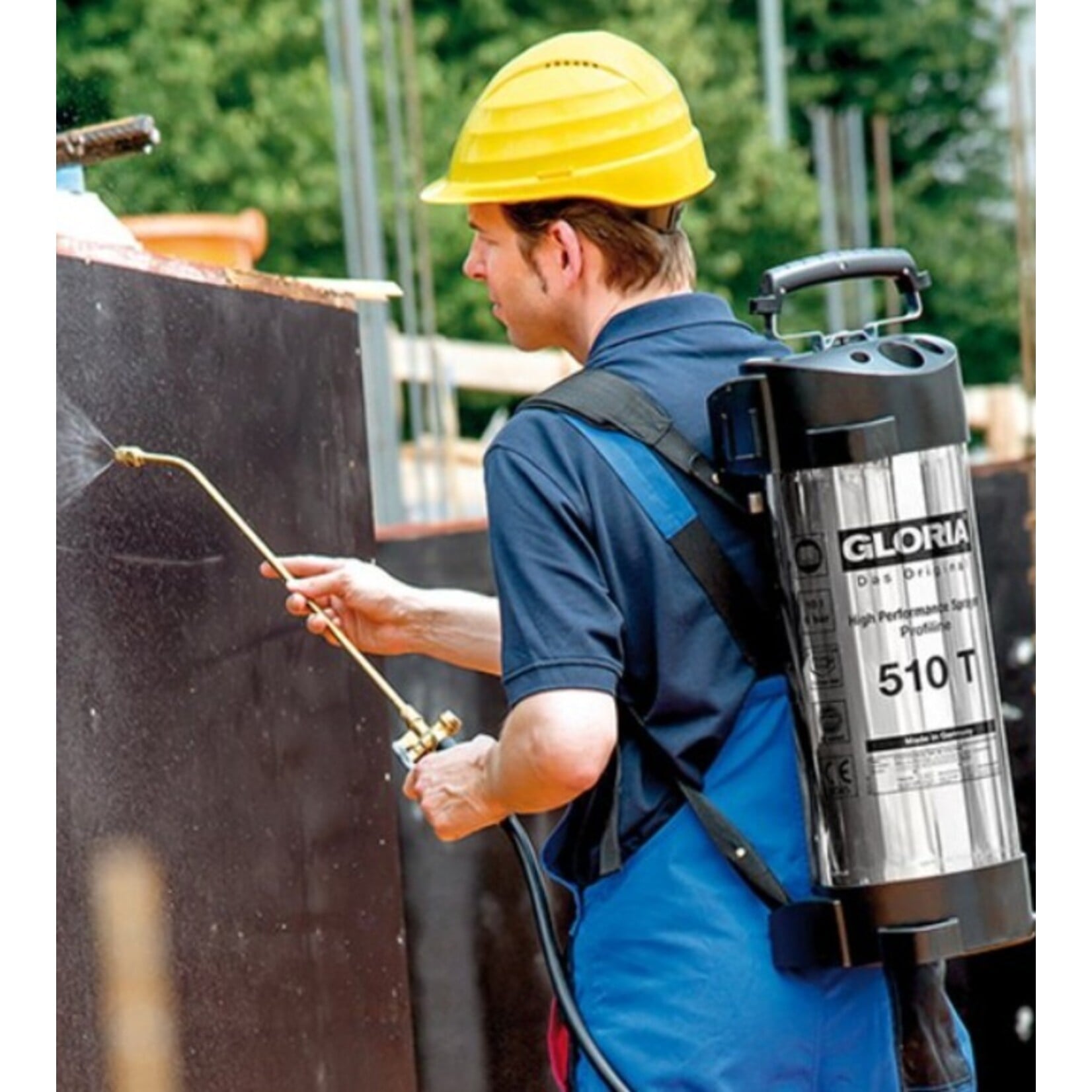 Gloria Industrie Hogedrukspuit RVS 510T Profiline (10 liter)