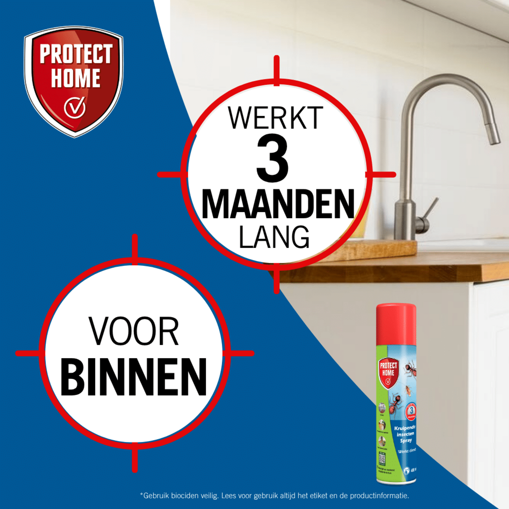 Protect Home Kruipende insectenspray 400 ml