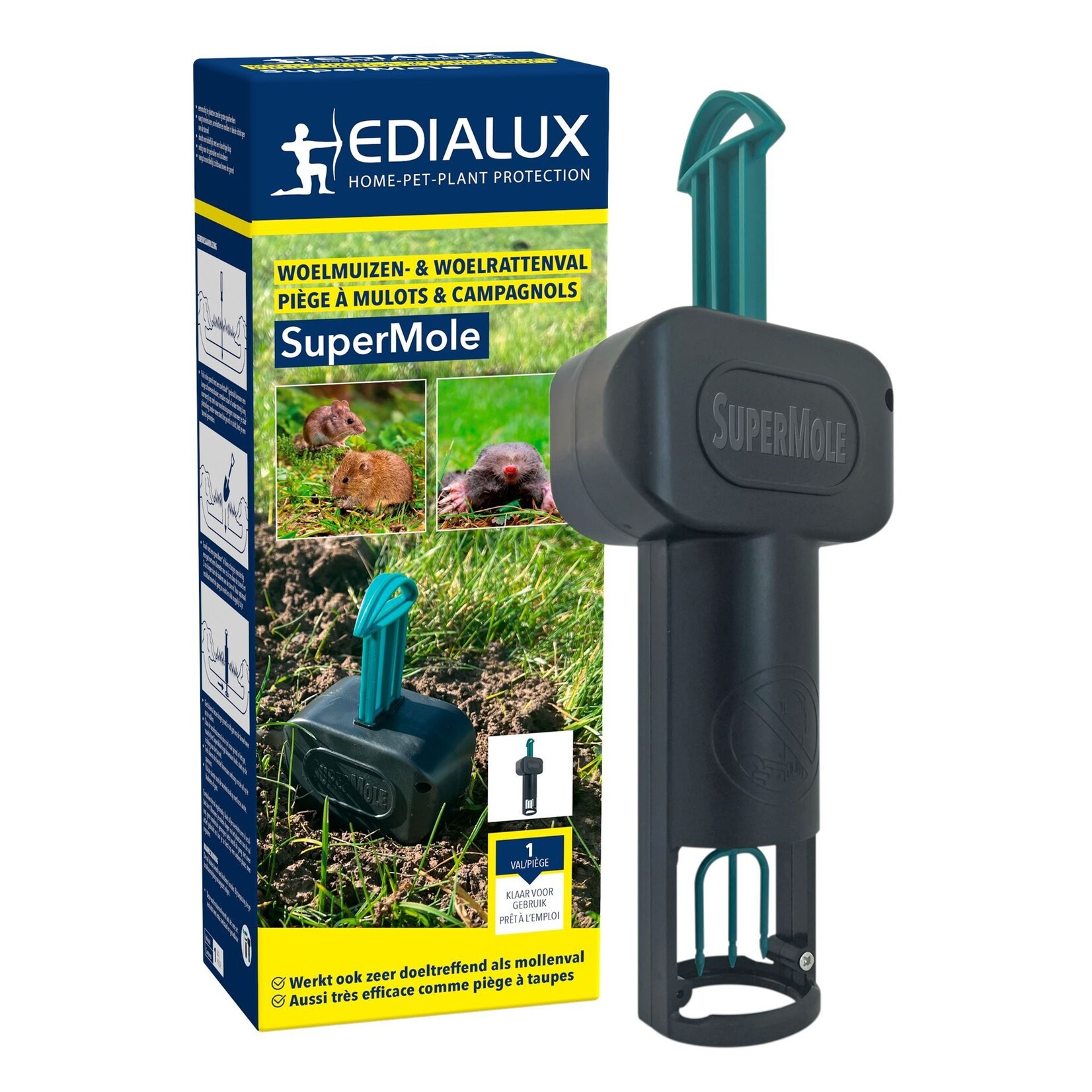 Edialux Supermole Woelmuizen en woelrattenval