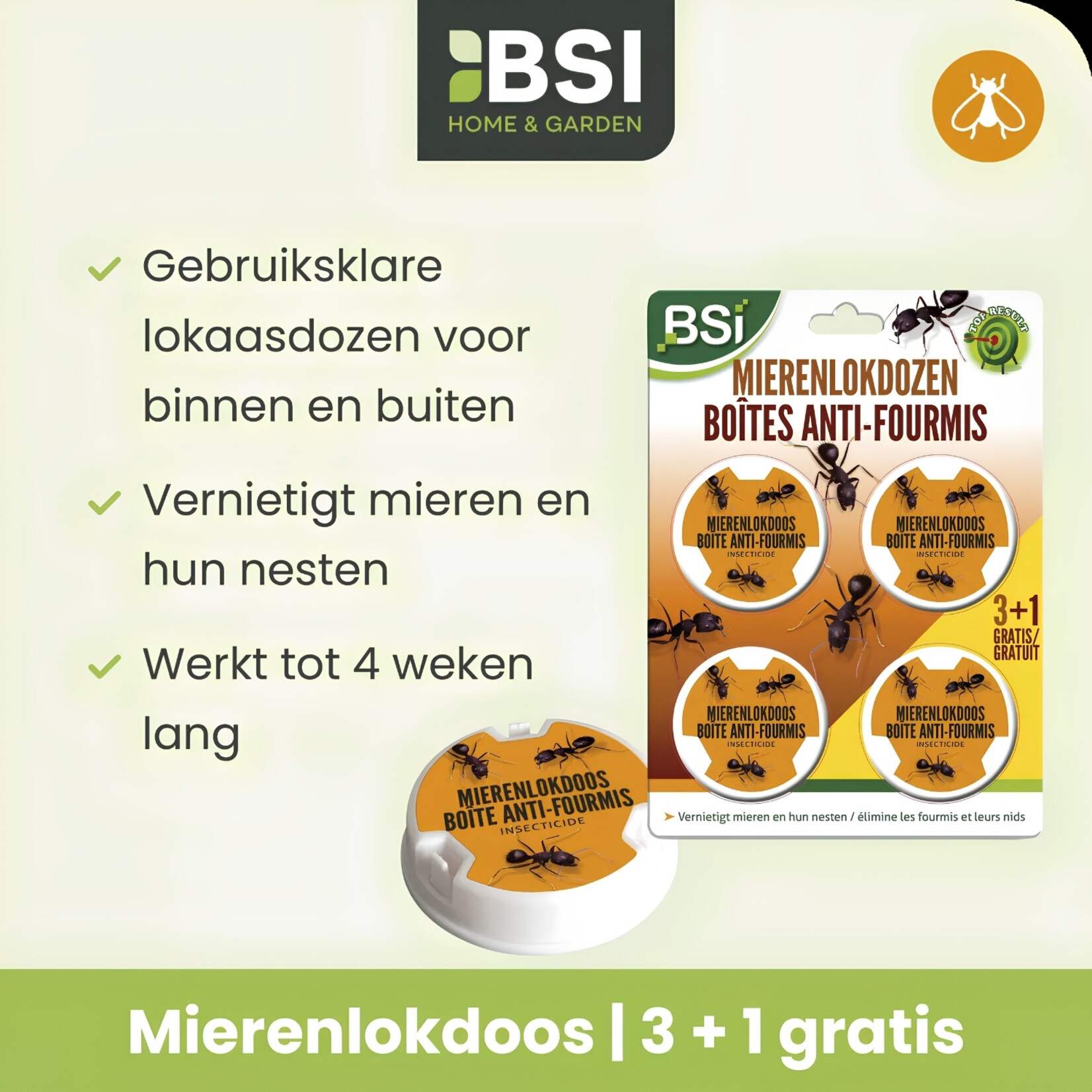 BSI Mierenlokdoos 3 + 1 Gratis
