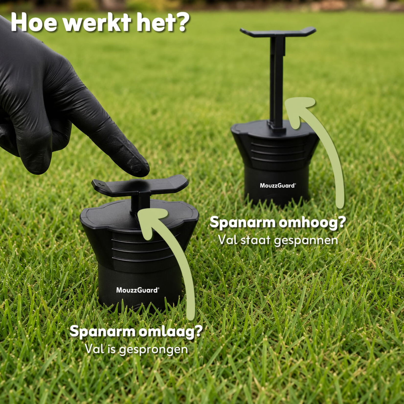 MouzzGuard® Woelmuizenval Set - 2 vallen + gangperforator