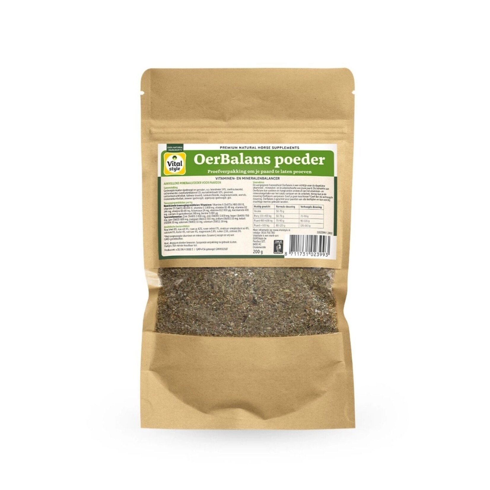 VITALstyle OerBalans poeder proefzakje 200 gram