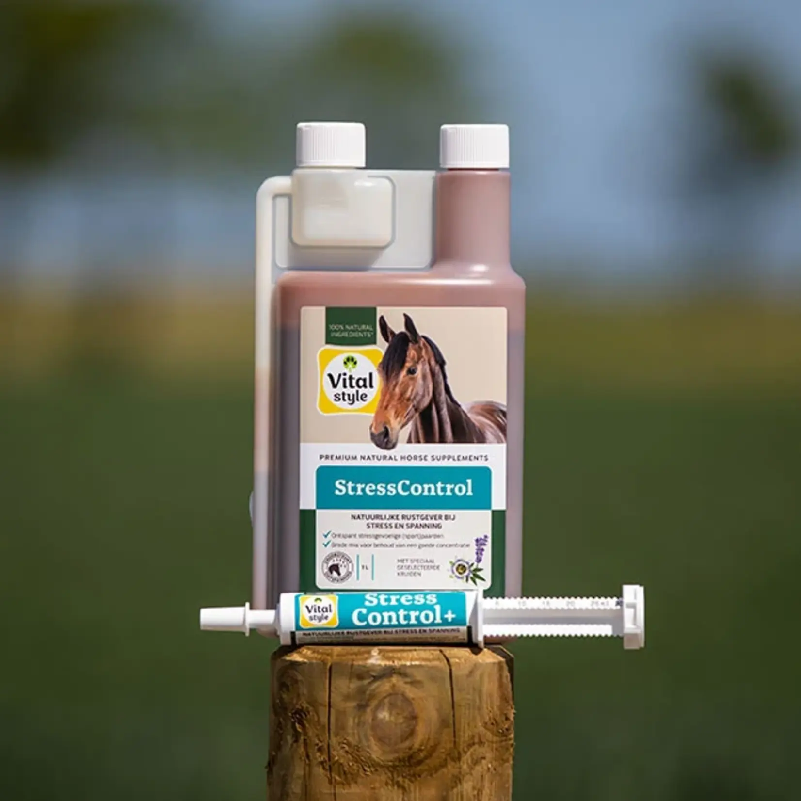 VITALstyle StressControl 1 liter tegen stress bij paarden