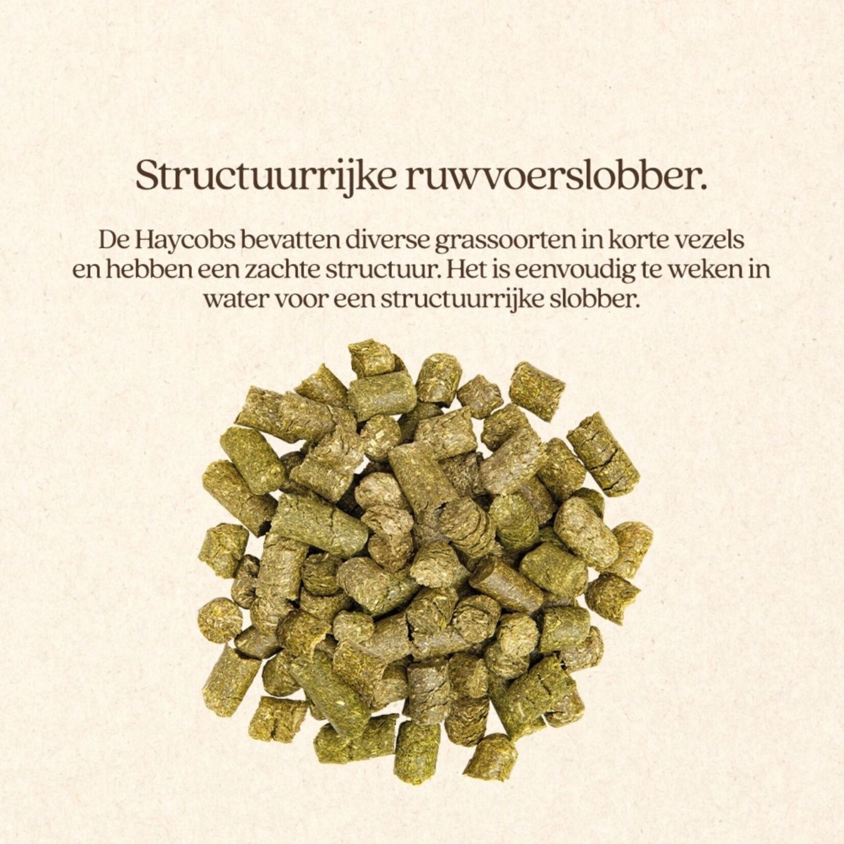 VITALstyle Grass & Fiber Haycobs 15 kg - ruwvoerslobber