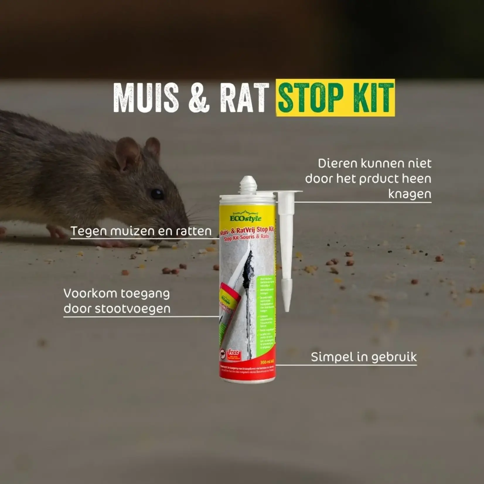 ECOstyle Mouse & Rat Stop Kit 300 ml