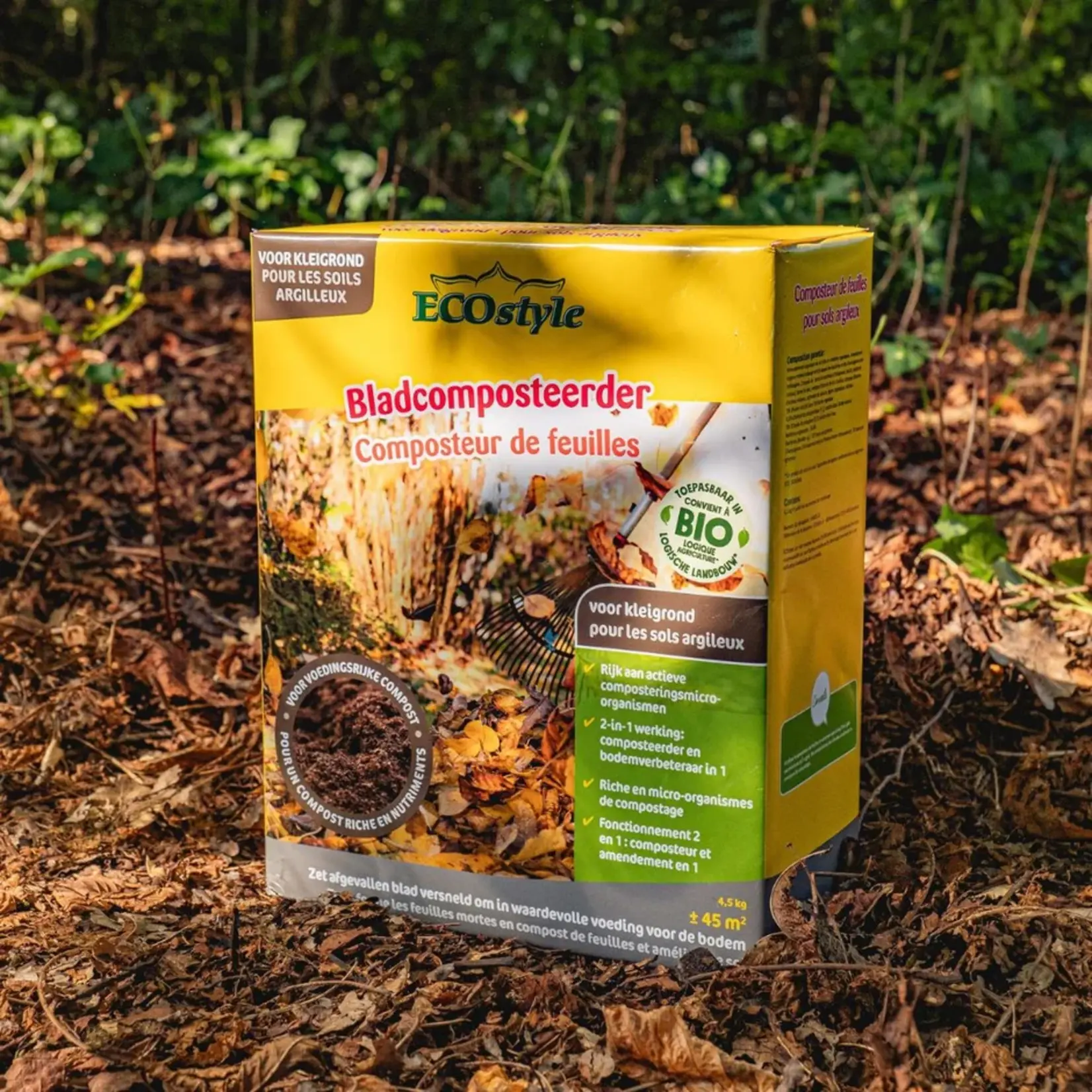 ECOstyle Bladcomposteerder Kleigrond 4,5 kg