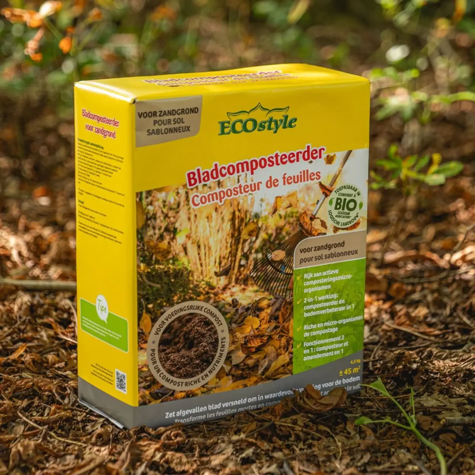 ECOstyle Bladcomposteerder Zandgrond 4,5 kg