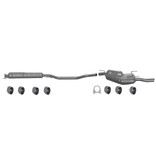 Edex Complete uitlaat Middendemper + Einddemper Saab 9-5 2.0, 2.3