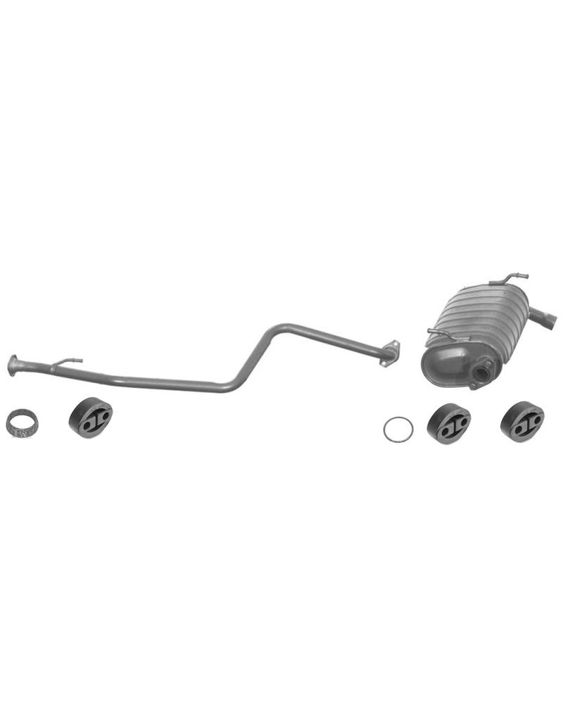 Edex Complete uitlaat Einddemper + Middendemper Suzuki Jimny 1.3i