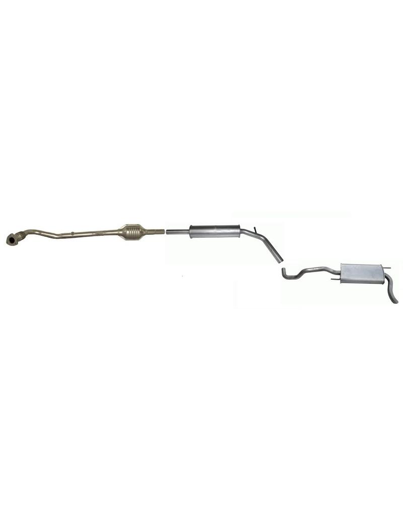 Topautoparts Complete uitlaat + Katalysator Seat Arosa, Volkswagen Lupo Polo