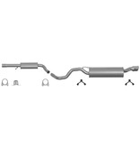 Edex Complete uitlaat middendemper + einddemper Audi TT