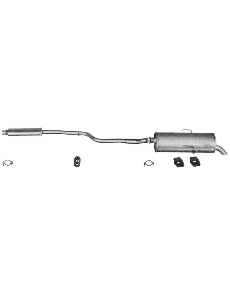 Edex Complete uitlaat Einddemper + Middendemper Peugeot 106
