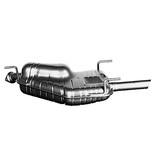 European Exhaust and Catalyst Uitlaat, Einddemper Opel Vectra B 1.6, 1.8, 2.0, 2.2