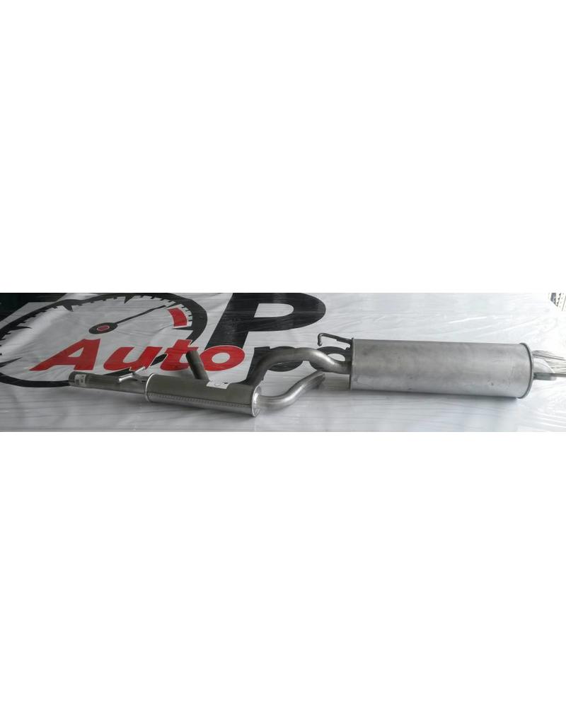 Edex Complete uitlaat Einddemper + Middendemper Volkswagen Golf 4