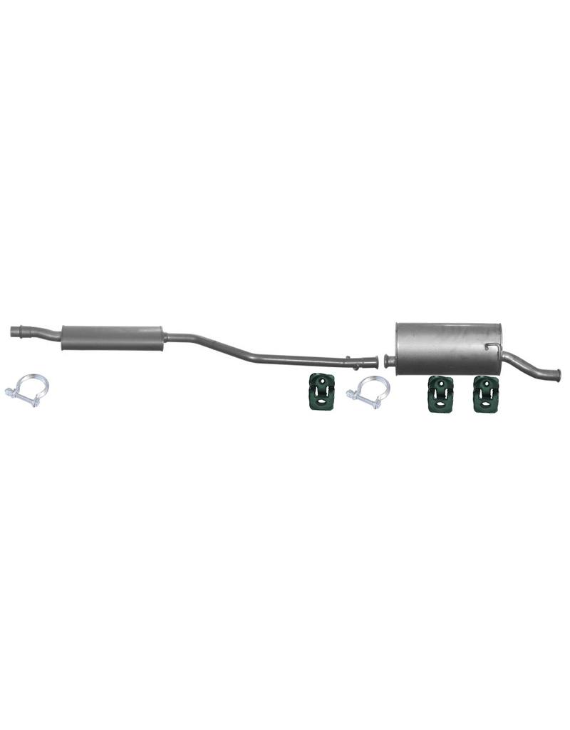 Edex Complete uitlaat, Einddemper + Middendemper Citroën Xsara Picasso