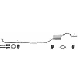 Edex Complete uitlaat Middendemper + Einddemper Daihatsu Cuore