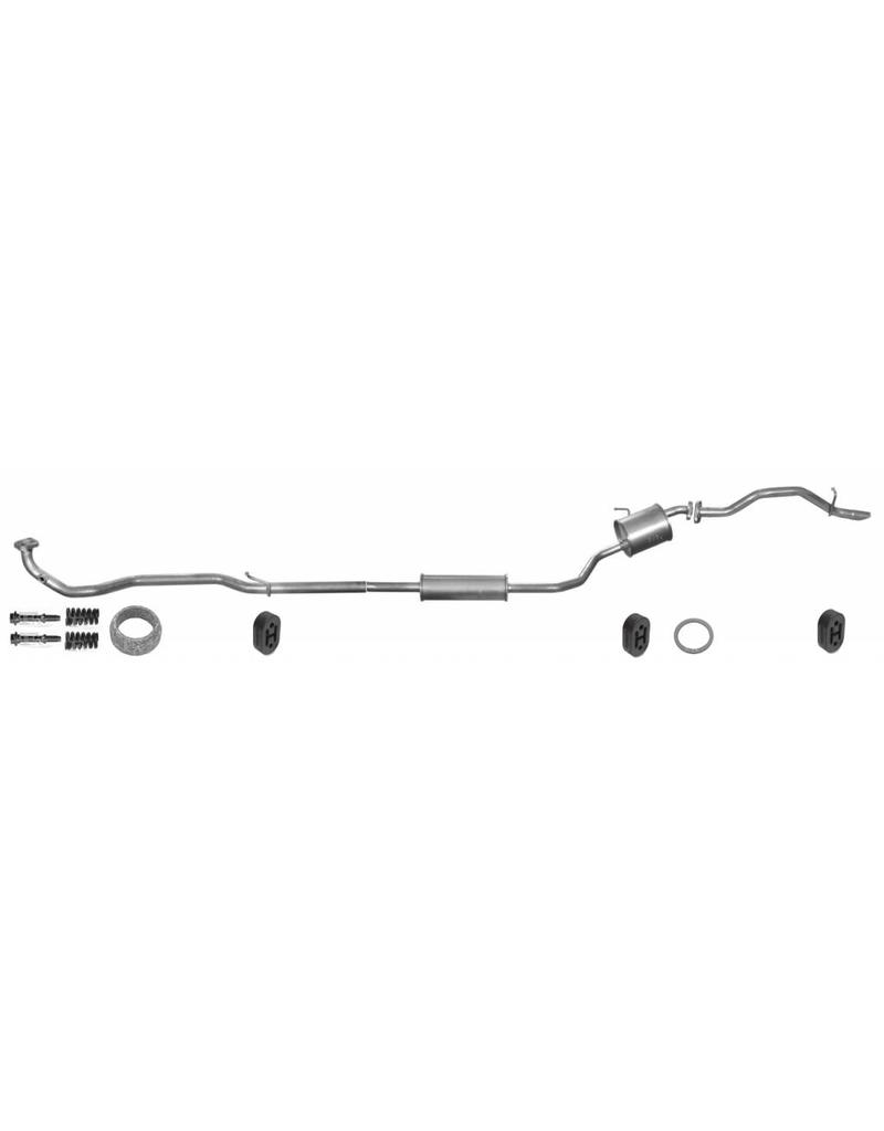 Edex Complete uitlaat Middendemper + Einddemper Daihatsu Cuore 1.0 vanaf 2003
