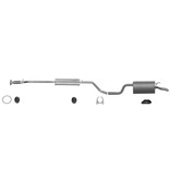 European Exhaust and Catalyst Uitlaatset Einddemper + Middendemper Fiat Punto 1.2 16_V