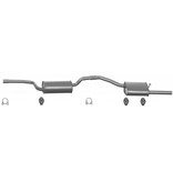 Edex Complete uitlaat Einddemper + Middendemper Ford Focus station