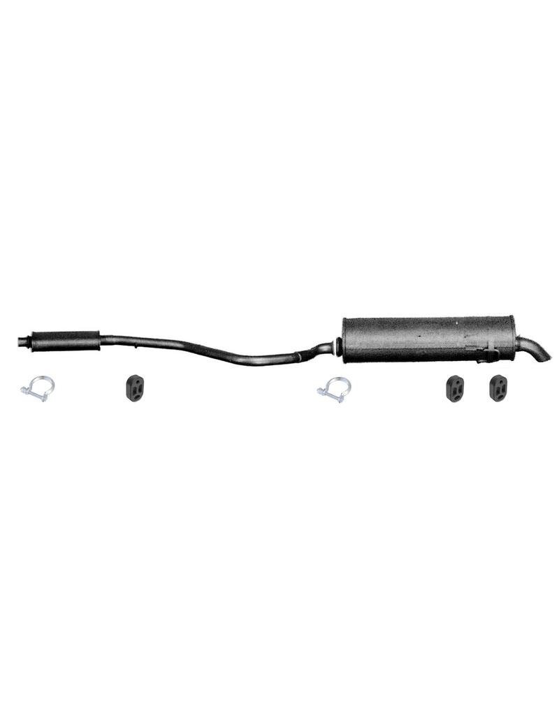 Edex Complete uitlaat Einddemper + Middendemper Peugeot 306
