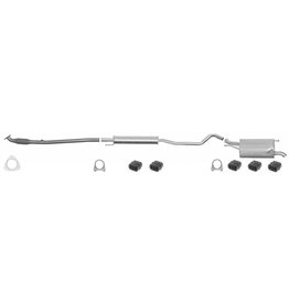 Edex Complete uitlaat Einddemper + Tussendemper + Voorpijp Opel Corsa C