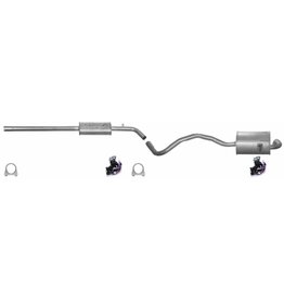 European Exhaust and Catalyst Uitlaatset, Middendemper + Einddemper Renault Megane, Scenic