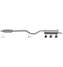 Edex Complete uitlaat Einddemper + Middendemper Renault Megane