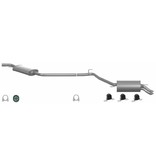 European Exhaust and Catalyst Uitlaatset, Einddemper + Middendemper Volkswagen Transporter T4