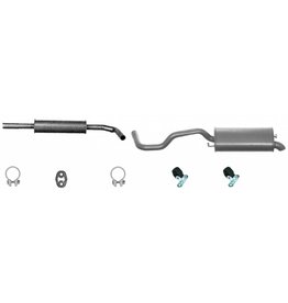 European Exhaust and Catalyst Uitlaatset, Einddemper + Tussendemper Seat Ibiza