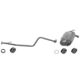 Edex Complete uitlaat Einddemper + Middendemper Suzuki Jimny 1.3i