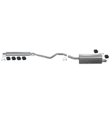 European Exhaust and Catalyst Uitlaatset, Einddemper + Middendemper Opel Astra H (GTC)