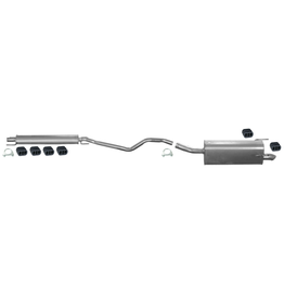 Edex Complete uitlaat Einddemper + Middendemper Opel Astra H (GTC)