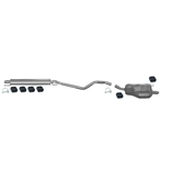 European Exhaust and Catalyst Uitlaatset, Einddemper + Middendemper Opel Astra H