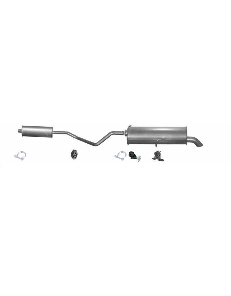 European Exhaust and Catalyst Uitlaatset, Einddemper + Middendemper 307 2.0