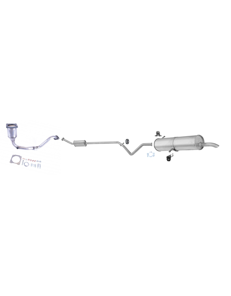 European Exhaust and Catalyst Complete Uitlaatset met katalysator Peugeot 307