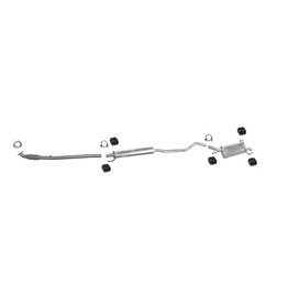 Edex Complete uitlaat Einddemper + Middendemper + Voorpijp Opel Corsa C