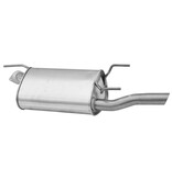 European Exhaust and Catalyst Uitlaat, Einddemper Opel Vectra B 1.6, 1.8, 2.0, 2.2