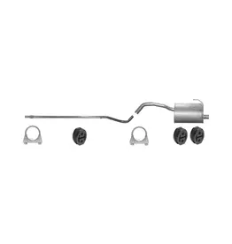 Edex Complete uitlaat Voorpijp + Einddemper Fiat Panda Classic, EasyPower