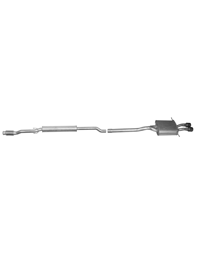 Edex Complete uitlaat Einddemper + Middendemper Mini R56, Open R57